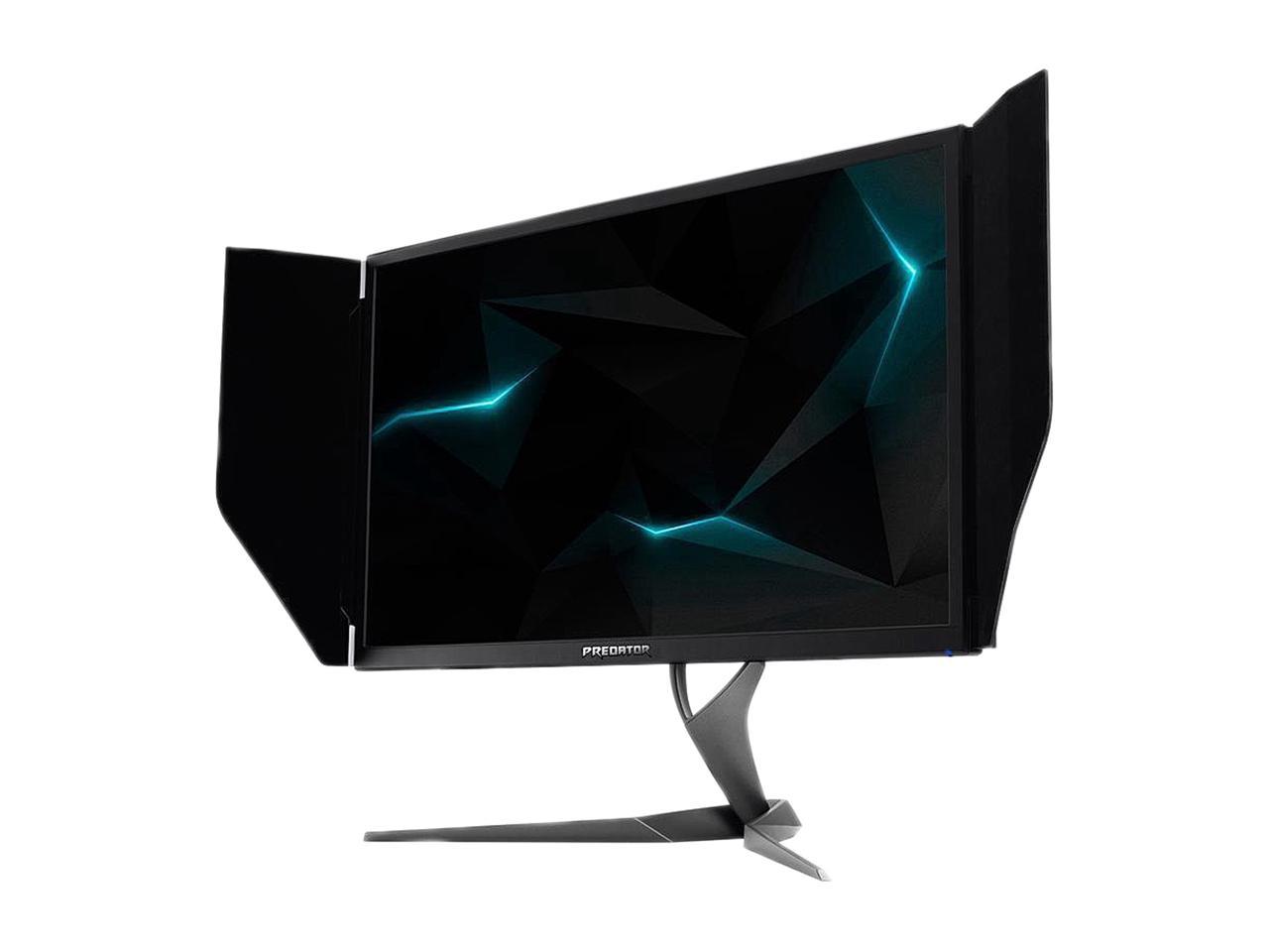 Acer Predator X27 bmiiphzx 27" 4K IPS UHD 3840 x 2160 NVIDIA G-SYNC Ultimate, 1,000nits (Peak), 144Hz (Overclock), 10Bit Colors, Quantum Dot, DCI-P3, DisplayPort 1.4, Light Sensor