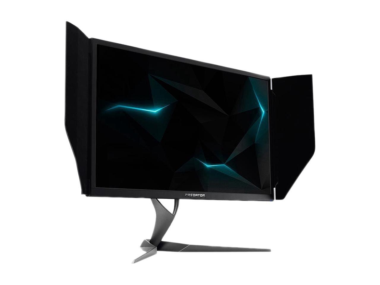 Acer Predator X27 bmiiphzx 27" 4K IPS UHD 3840 x 2160 NVIDIA G-SYNC Ultimate, 1,000nits (Peak), 144Hz (Overclock), 10Bit Colors, Quantum Dot, DCI-P3, DisplayPort 1.4, Light Sensor