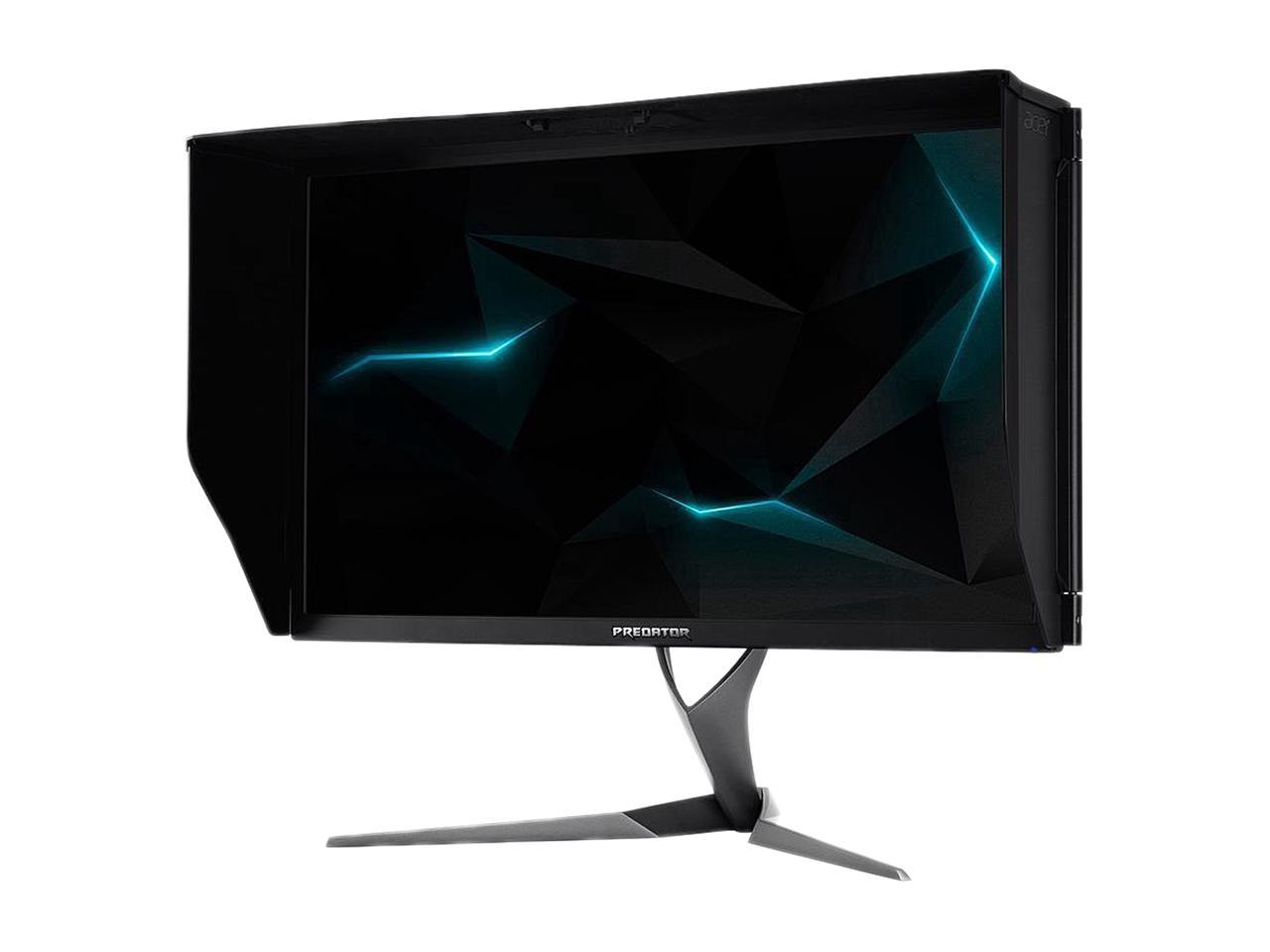 Acer Predator X27 bmiiphzx 27" 4K IPS UHD 3840 x 2160 NVIDIA G-SYNC Ultimate, 1,000nits (Peak), 144Hz (Overclock), 10Bit Colors, Quantum Dot, DCI-P3, DisplayPort 1.4, Light Sensor