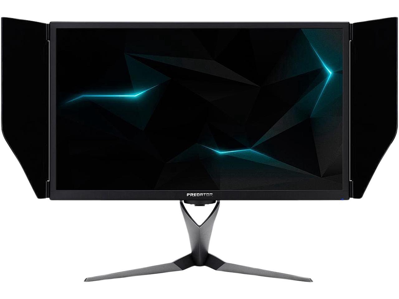Acer Predator X27 bmiiphzx 27" 4K IPS UHD 3840 x 2160 NVIDIA G-SYNC Ultimate, 1,000nits (Peak), 144Hz (Overclock), 10Bit Colors, Quantum Dot, DCI-P3, DisplayPort 1.4, Light Sensor