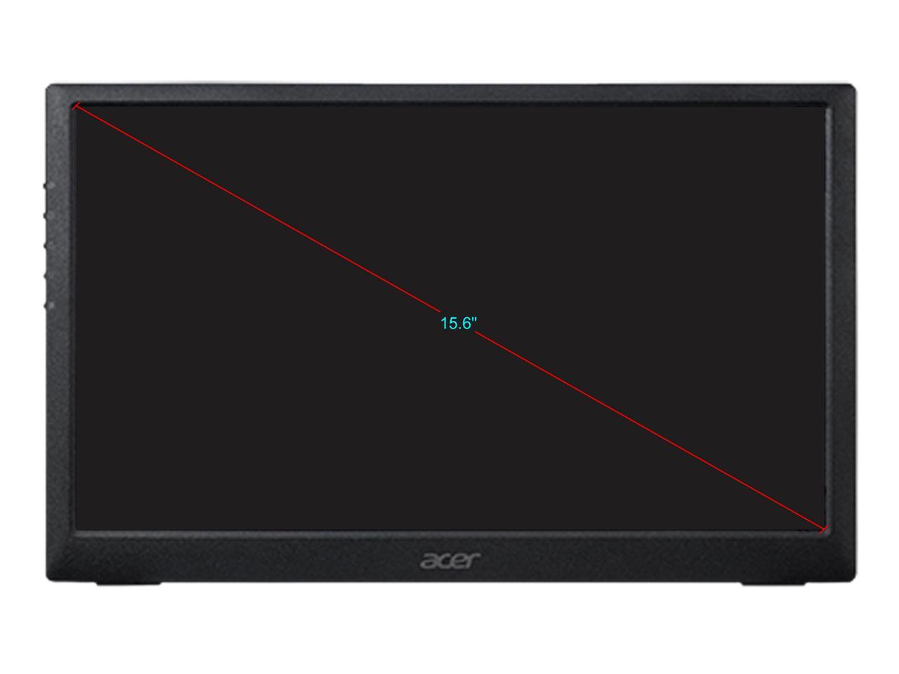 Acer PM161Q 16" (Actual size 15.6") Full HD 1920 x 1080 USB Type-C LED Backlit IPS Portable Monitor