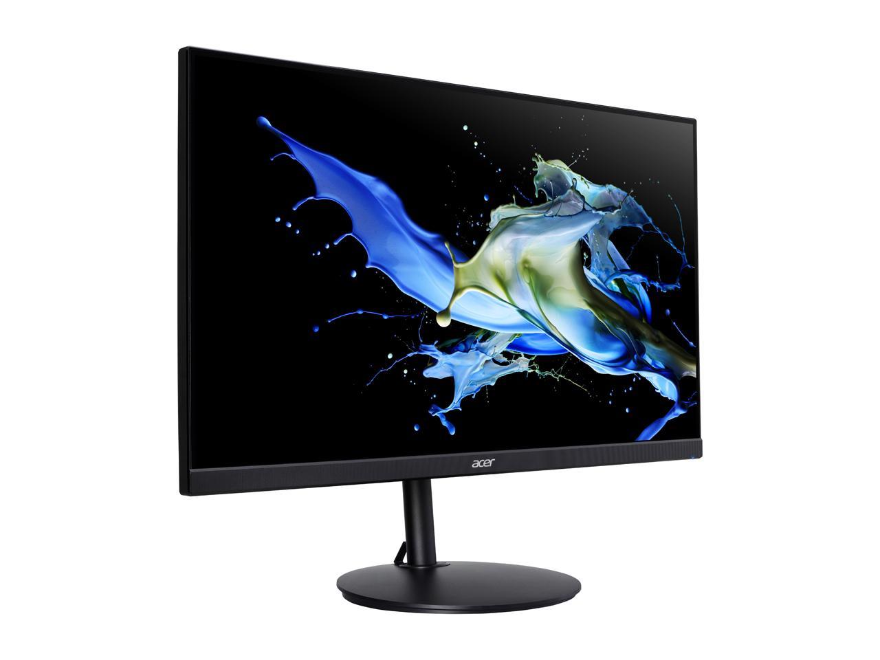 Acer CB242Y bmirx 24" (23.8" Viewable) Full HD 1920 x 1080 IPS AMD FreeSync 1ms 75Hz VGA, HDMI, Speaker Height Adjustable Gaming Monitor