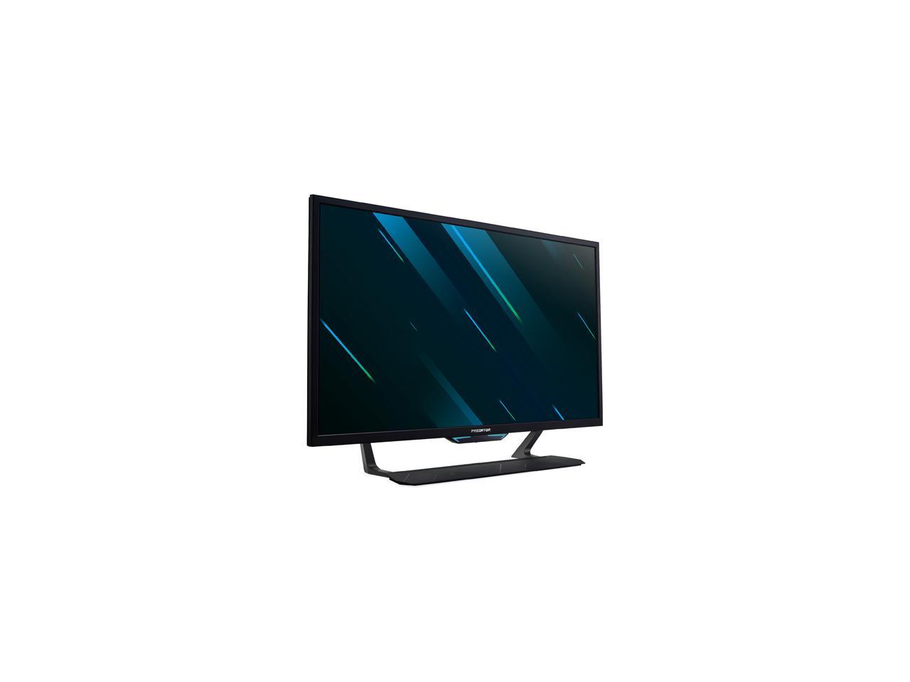 Acer Predator CG437K 43" Ultra HD 3840 x 2160 4K 1ms (VRB) 120Hz 3xHDMI 2xDisplayPort HDR1000 NVIDIA G-SYNC Compatible USB 3.0 Hub Built-in Speakers Backlit LED Gaming Monitor