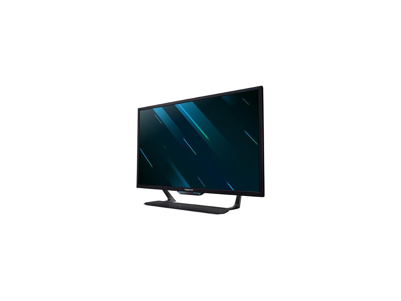 Acer Predator CG437K 43" Ultra HD 3840 x 2160 4K 1ms (VRB) 120Hz 3xHDMI 2xDisplayPort HDR1000 NVIDIA G-SYNC Compatible USB 3.0 Hub Built-in Speakers Backlit LED Gaming Monitor
