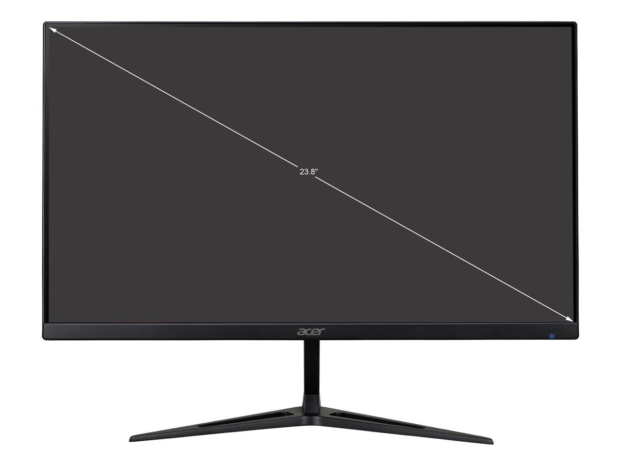 Acer Nitro RG241Y Pbiipx 23.8" Gaming Full HD (1920 x 1080) IPS Monitor with AMD RADEON FreeSync Technology, HDR Ready, 165Hz, 1ms, (1 x Display Port & 2 x HDMI 2.0 Ports)