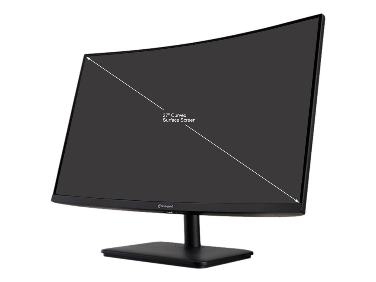 Acer 27HC5UR BMIIPX 27" QHD 2560 x 1440 (2K) 75 Hz HDMI, DisplayPort, Audio, Curved Gaming Monitor