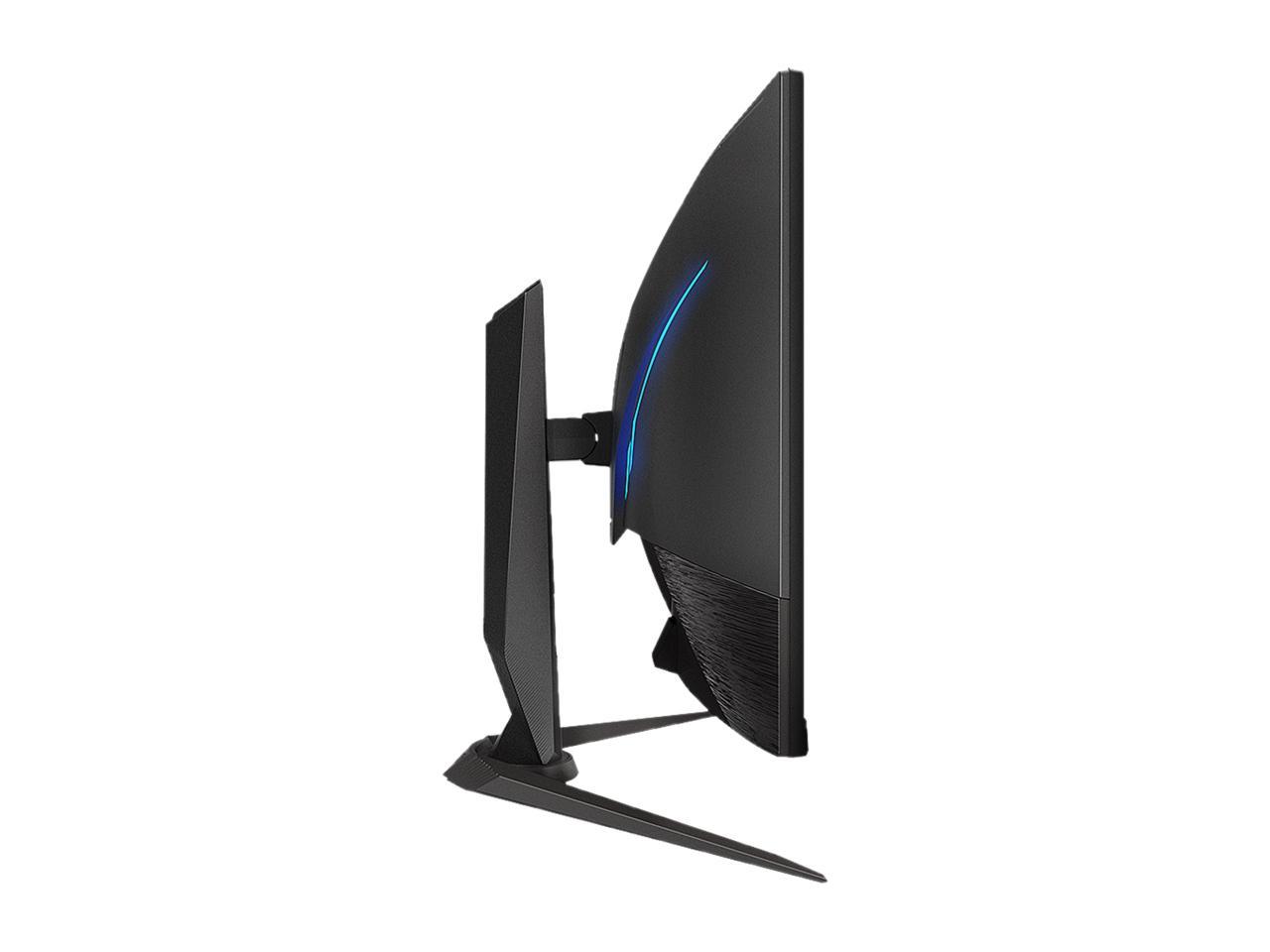 AORUS CV27Q-SA 27" Frameless Curved 1500R Gaming Monitor, Quad HD 1440p, 90% DCI-P3 Color Accurate VA Panel, 1ms 165 Hz, HDR, FreeSync Premium Pro, VESA, Zero Bright Dot Policy
