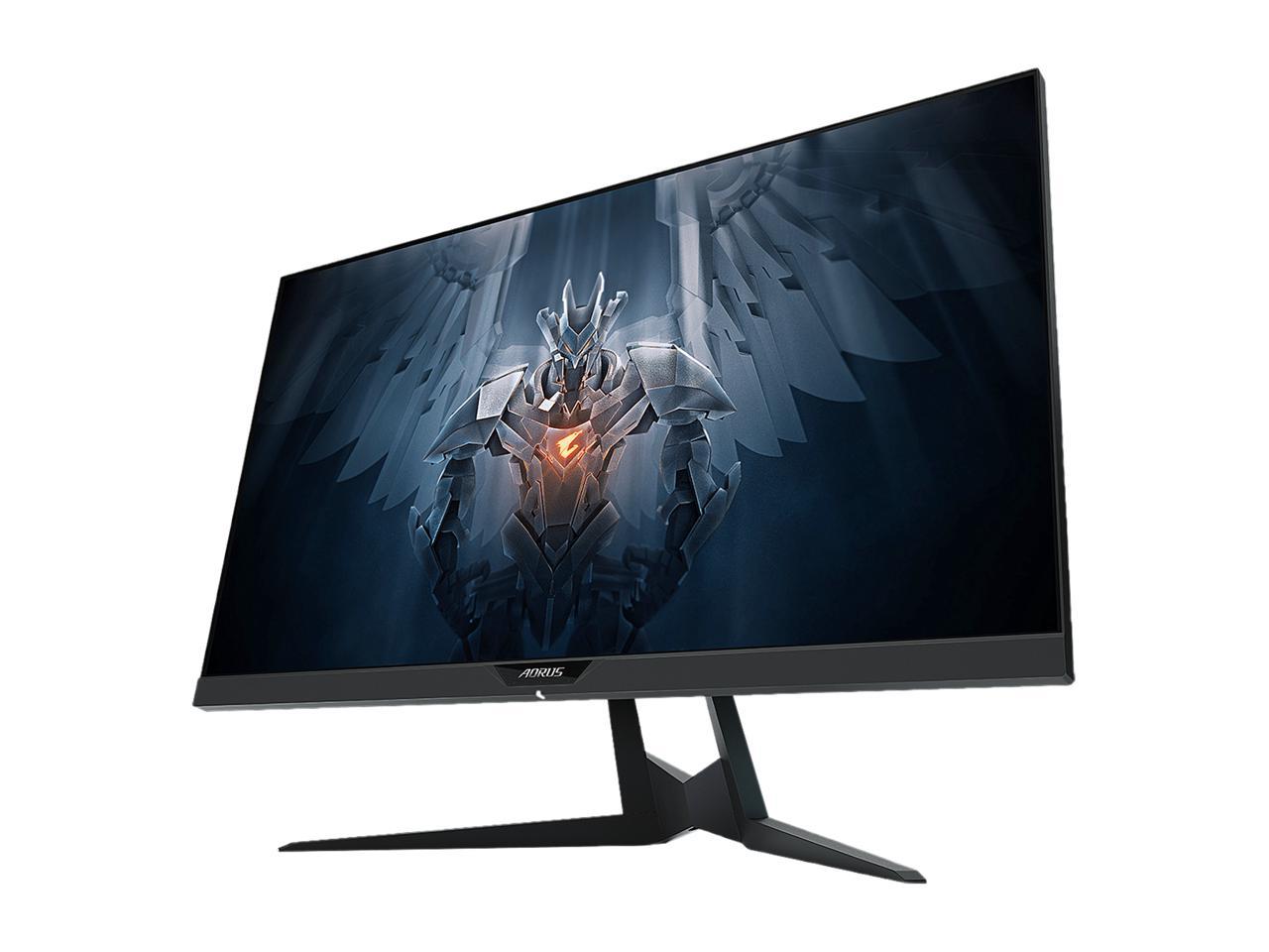 AORUS FI27Q 27" Frameless Gaming Monitor, Quad HD 1440p, 95% DCI-P3 Color Accurate IPS Panel, 1ms 165Hz, HDR, G-SYNC Compatible and FreeSync Premium, VESA, Zero Bright Dot Policy