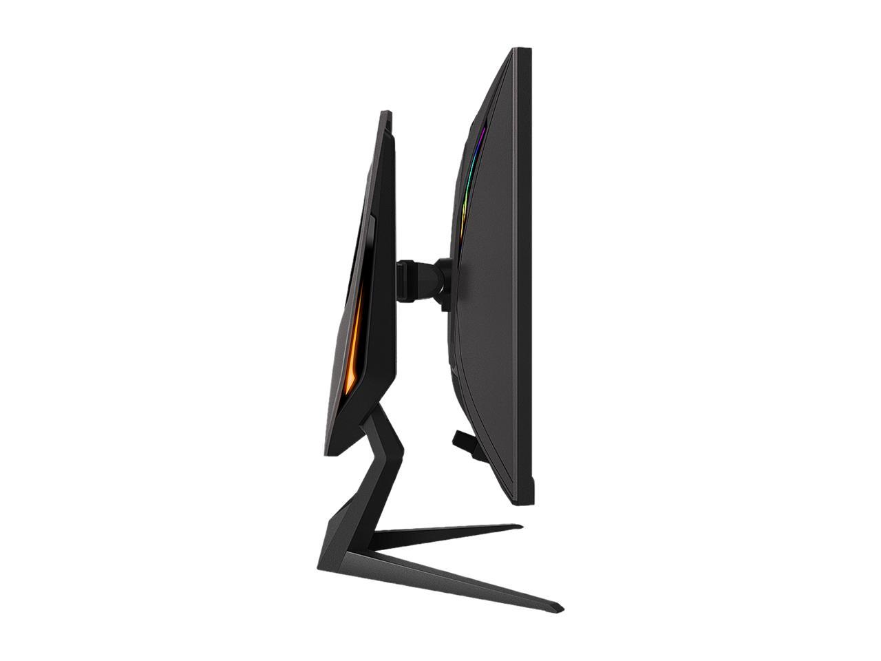 AORUS FI27Q-P 27" Frameless Gaming Monitor, QHD 1440p, 95% DCI-P3 Color Accurate IPS Panel, 1ms 165Hz, HDR, G-SYNC Compatible and FreeSync Premium, VESA, Zero Bright Dot Policy