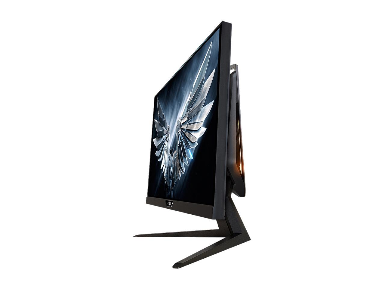 AORUS FI27Q-P 27" Frameless Gaming Monitor, QHD 1440p, 95% DCI-P3 Color Accurate IPS Panel, 1ms 165Hz, HDR, G-SYNC Compatible and FreeSync Premium, VESA, Zero Bright Dot Policy
