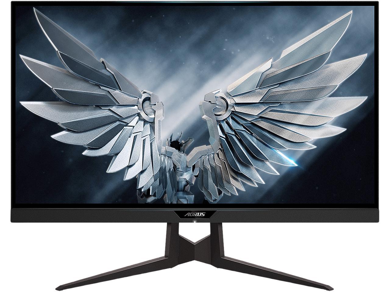AORUS FI27Q-P 27" Frameless Gaming Monitor, QHD 1440p, 95% DCI-P3 Color Accurate IPS Panel, 1ms 165Hz, HDR, G-SYNC Compatible and FreeSync Premium, VESA, Zero Bright Dot Policy