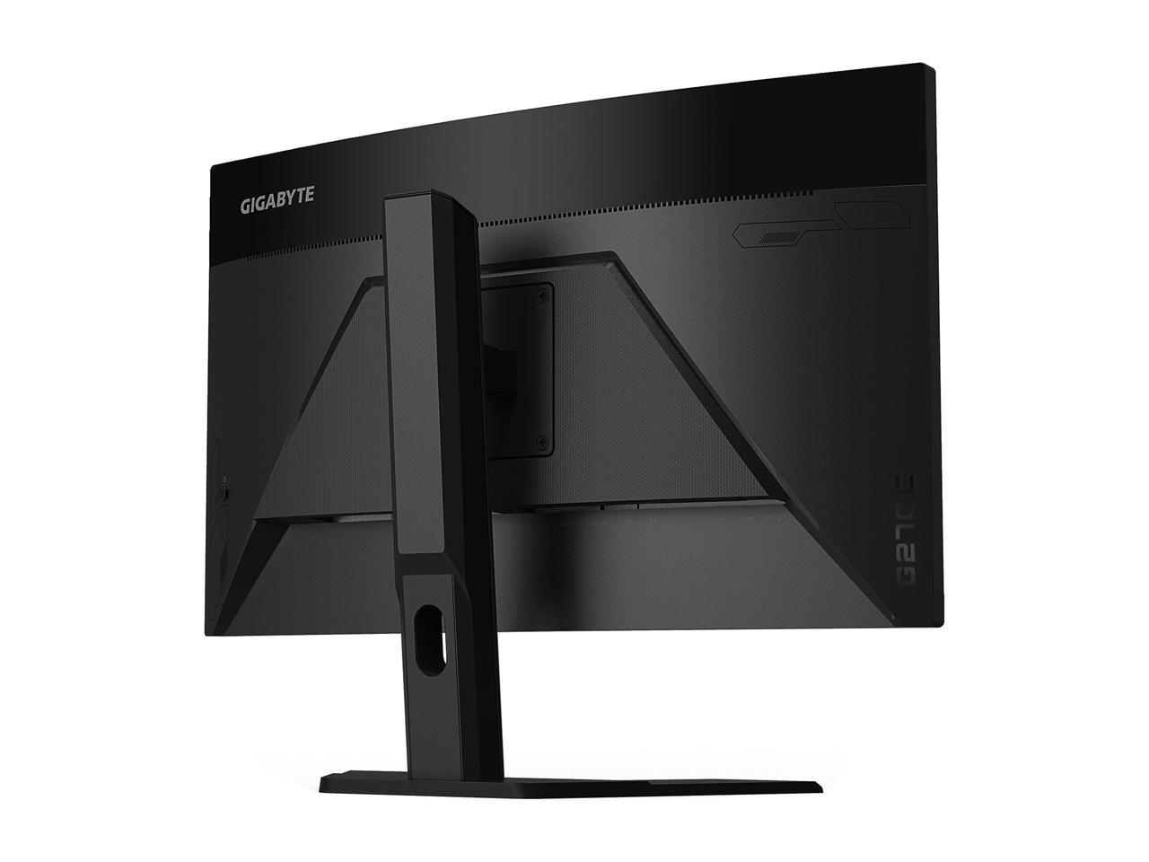 GIGABYTE G27QC 27" 165Hz 1440P Curved Gaming Monitor, 2560 x 1440 VA 1500R Display, 1ms (MPRT) Response Time, 92% DCI-P3, HDR Ready, FreeSync Premium, 1x Display Port 1.4, 2x HDMI 2.0, 2x USB 3.0