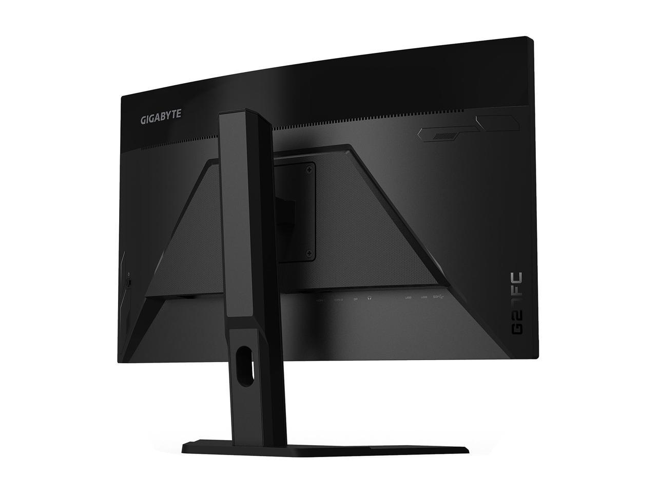 GIGABYTE G27FC 27" 165Hz 1080P Curved Gaming Monitor, 1920 x 1080 VA 1500R Display, 1ms (MPRT) Response Time, 90% DCI-P3, FreeSync Premium, 1x Display Port 1.2, 2x HDMI 1.4, 2x USB 3.0