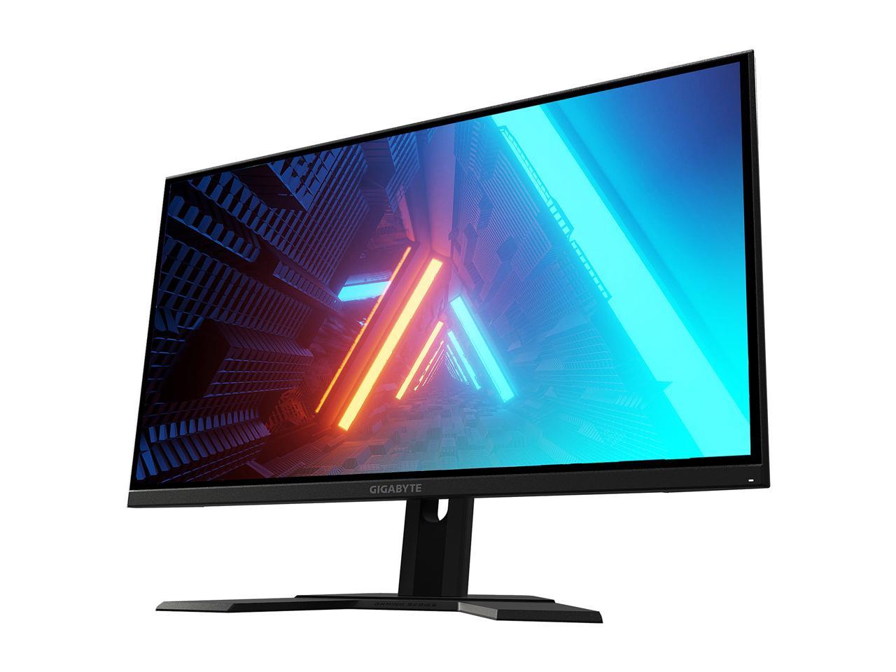GIGABYTE G27Q 27" 144Hz 1440P Gaming Monitor, 2560 x 1440 IPS Display, 1ms (MPRT) Response Time, 92% DCI-P3, VESA Display HDR400, FreeSync Premium, 1x Display Port 1.2, 2x HDMI 2.0, 2x USB 3.0