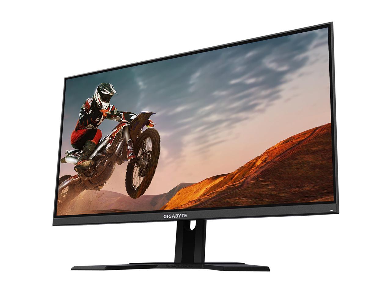 GIGABYTE G27F 27" 144Hz 1080P Gaming Monitor, 1920 x 1080 IPS Display, 1ms (MPRT) Response Time, 95% DCI-P3, FreeSync Premium, 1x Display Port 1.2, 2x HDMI 1.4, 2x USB 3.0