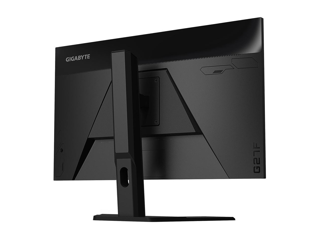GIGABYTE G27F 27" 144Hz 1080P Gaming Monitor, 1920 x 1080 IPS Display, 1ms (MPRT) Response Time, 95% DCI-P3, FreeSync Premium, 1x Display Port 1.2, 2x HDMI 1.4, 2x USB 3.0