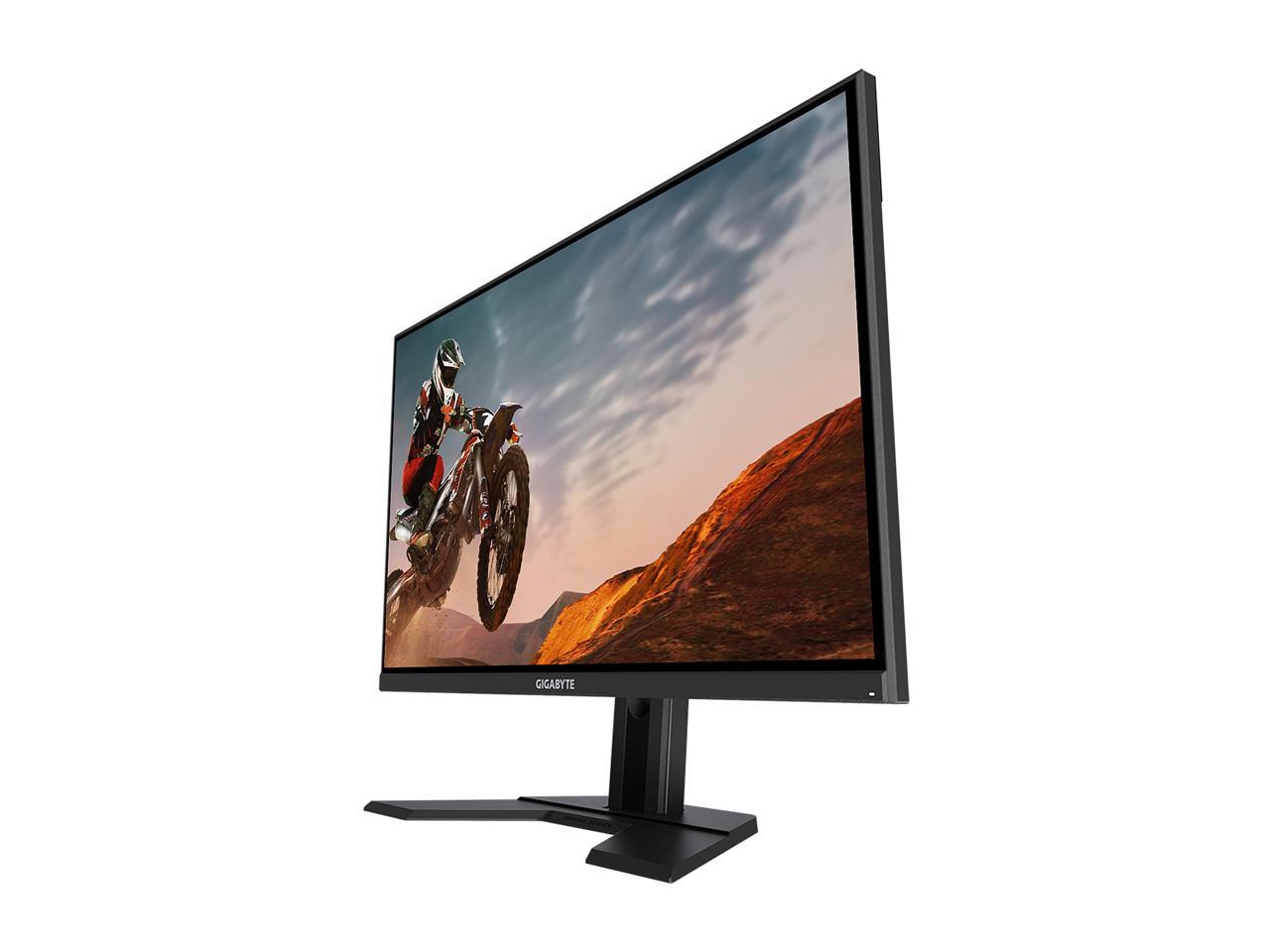 GIGABYTE G27F 27" 144Hz 1080P Gaming Monitor, 1920 x 1080 IPS Display, 1ms (MPRT) Response Time, 95% DCI-P3, FreeSync Premium, 1x Display Port 1.2, 2x HDMI 1.4, 2x USB 3.0