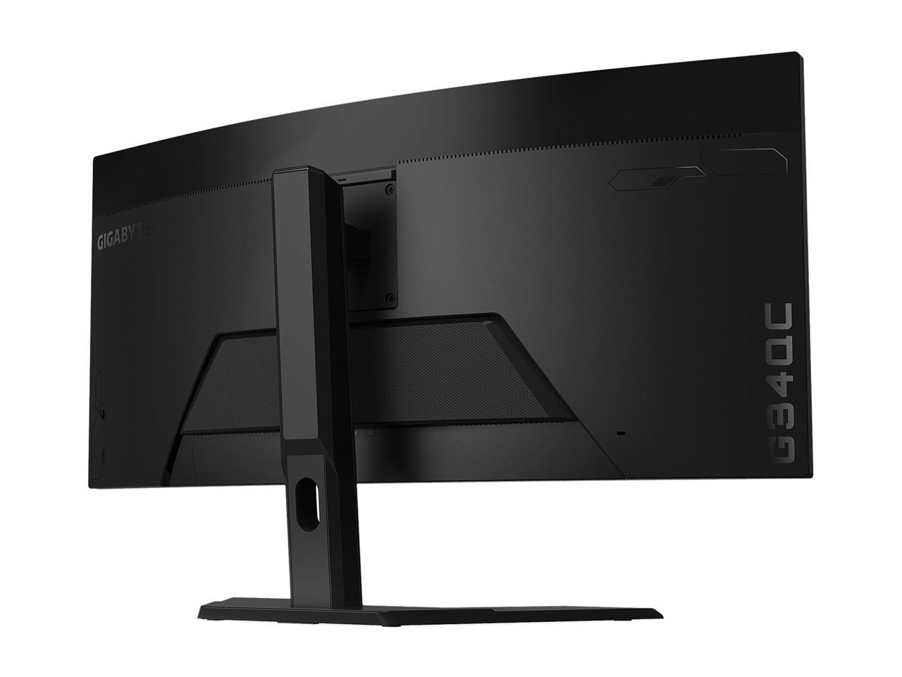 GIGABYTE G34WQC 34" 144Hz Curved Gaming Monitor, 3440 x 1440 VA 1500R Display, 1ms(MPRT), 87% DCI-P3, VESA Display HDR400, FreeSync Premium Pro, 2x Display Port 1.4, 2x HDMI 2.0