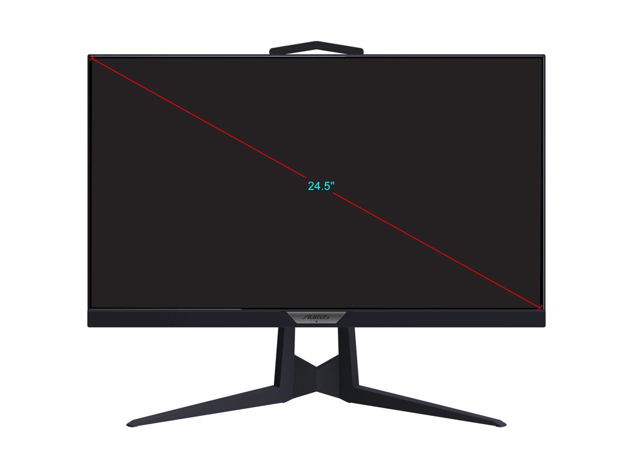 AORUS FI25F 24.5" 240Hz 1080P Adaptive Sync Gaming Monitor, Exclusive Built-in ANC, 1920x1080 Display, 0.4ms Response Time (MPRT), 1x Display Port 1.2, 2x HDMI 2.0, 2x USB 3.0