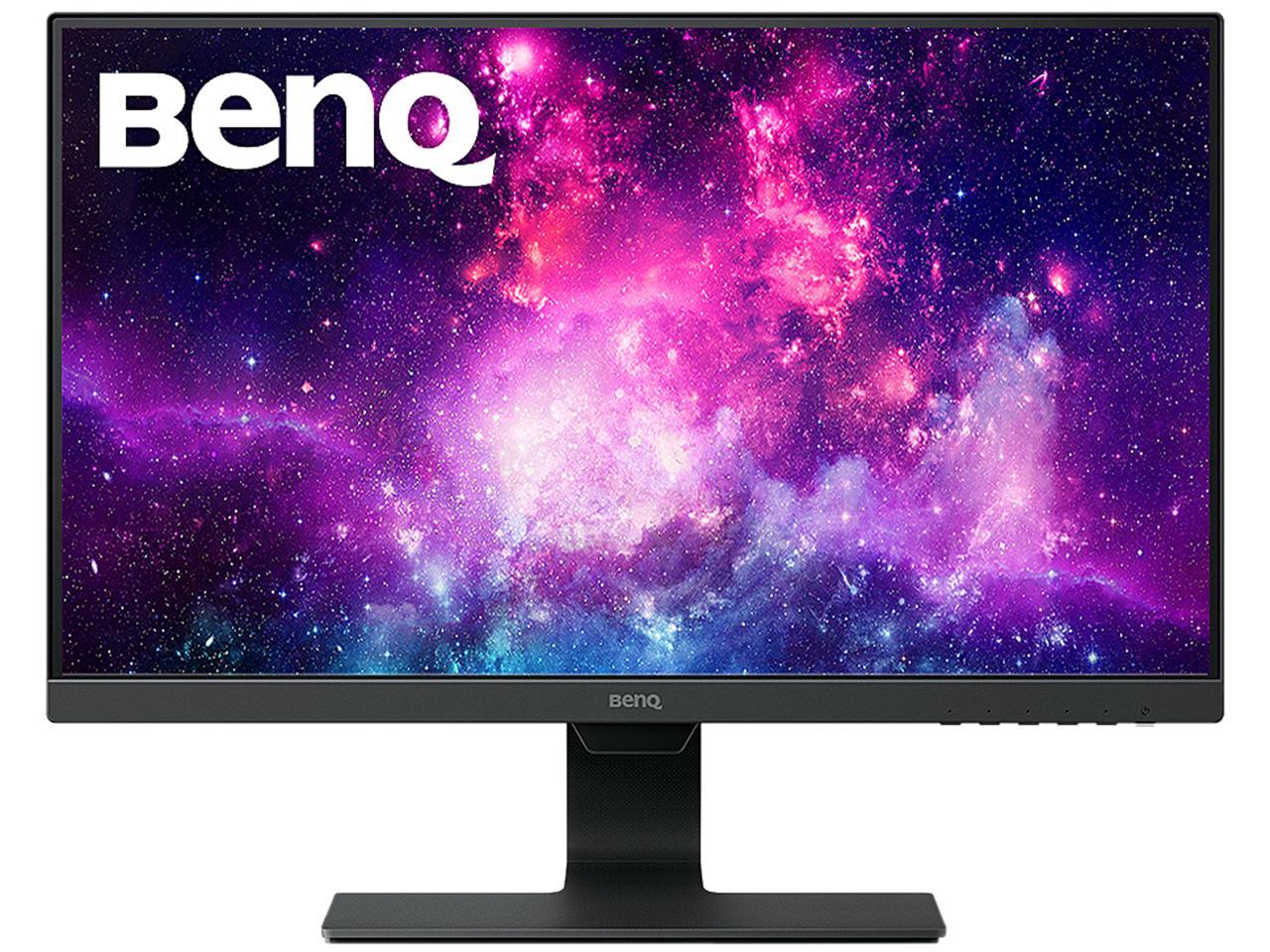 BenQ GW2480 24" Full HD 1920 x 1080 VGA HDMI DisplayPort Flicker-Free Technology Built-in Speakers Slim Bezel Design LED Backlit IPS Monitor