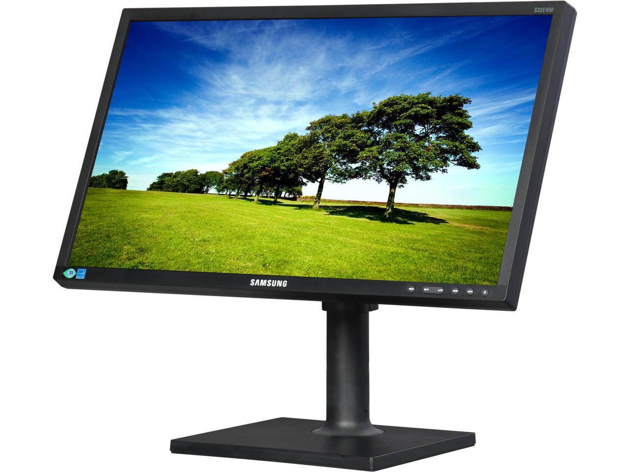 Samsung S22E450B SE450 Series 22" Full HD 1920 x 1080 5ms VGA DVI Flicker-Free Mega Dynamic Contrast Ratio LED Backlit TN Panel Monitor