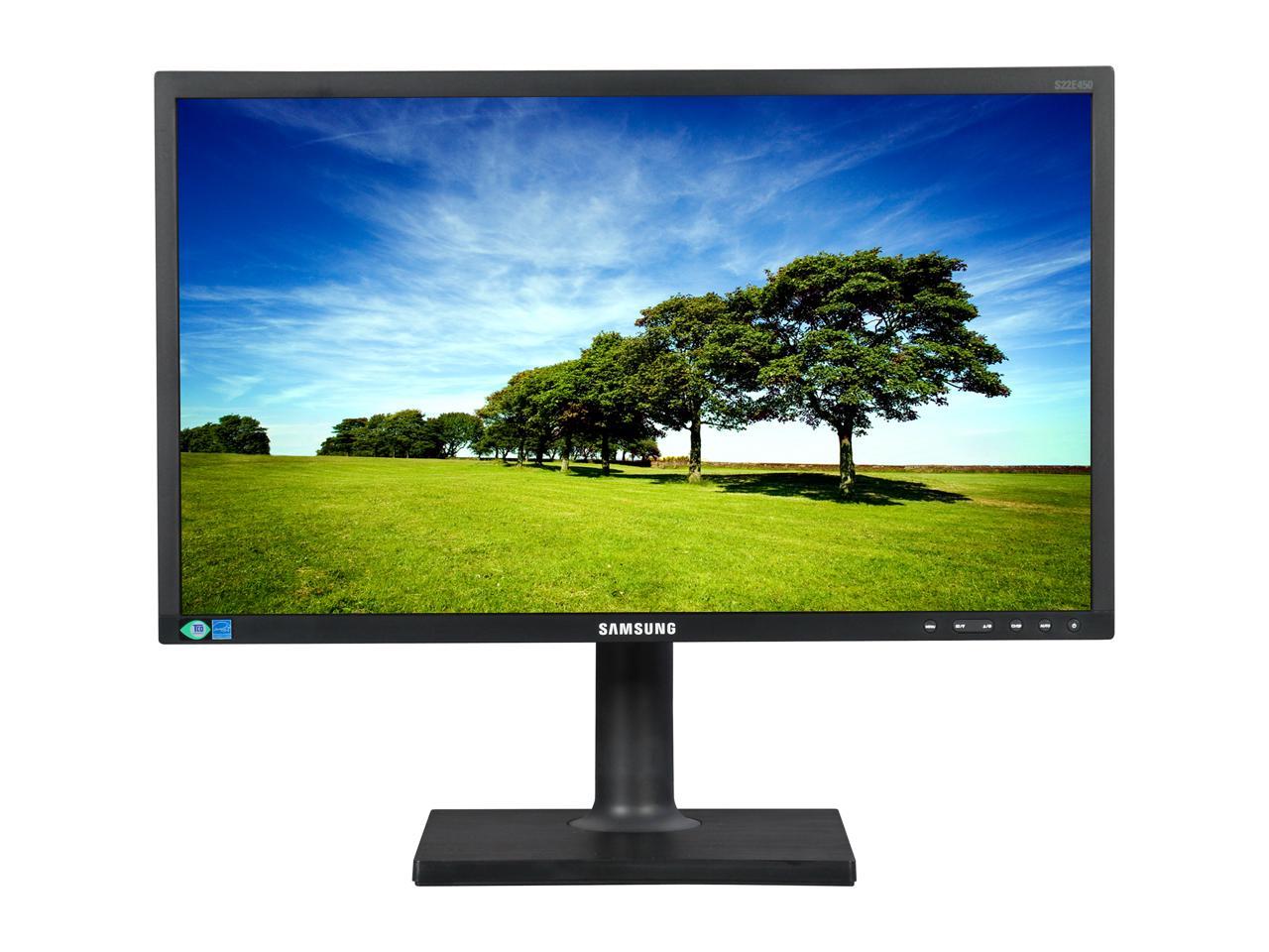 Samsung S22E450B SE450 Series 22" Full HD 1920 x 1080 5ms VGA DVI Flicker-Free Mega Dynamic Contrast Ratio LED Backlit TN Panel Monitor