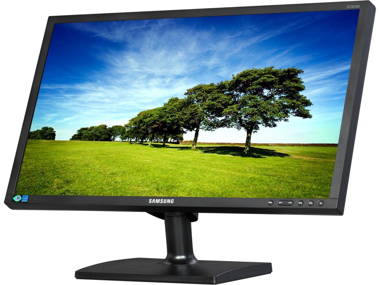 SAMSUNG S24E450DL 24" (Actual size 23.6") Full HD 1920 x 1080 5ms VGA DVI DisplayPort Flicker-Free Mega Dynamic Contrast Ratio LED Backlit LCD Monitor
