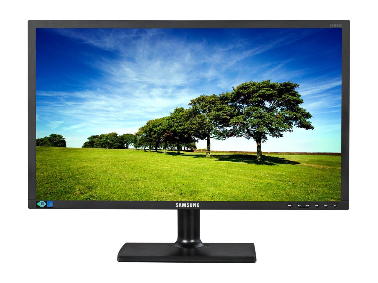 SAMSUNG S24E450DL 24" (Actual size 23.6") Full HD 1920 x 1080 5ms VGA DVI DisplayPort Flicker-Free Mega Dynamic Contrast Ratio LED Backlit LCD Monitor
