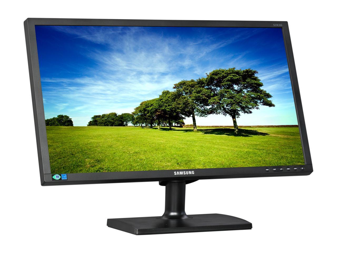 SAMSUNG S24E450DL 24" (Actual size 23.6") Full HD 1920 x 1080 5ms VGA DVI DisplayPort Flicker-Free Mega Dynamic Contrast Ratio LED Backlit LCD Monitor