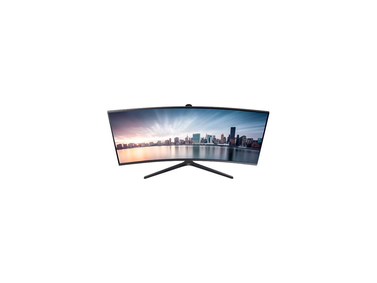 Samsung 890 Series C34H890 Black 34" Curved 3440 x 1440 WQHD+ sRGB 4ms 100Hz AMD FreeSync Monitor, 300cd/m2, HDMI / DP / USB-C / USB Hub Fully Adjustable Stand, VESA Compatible