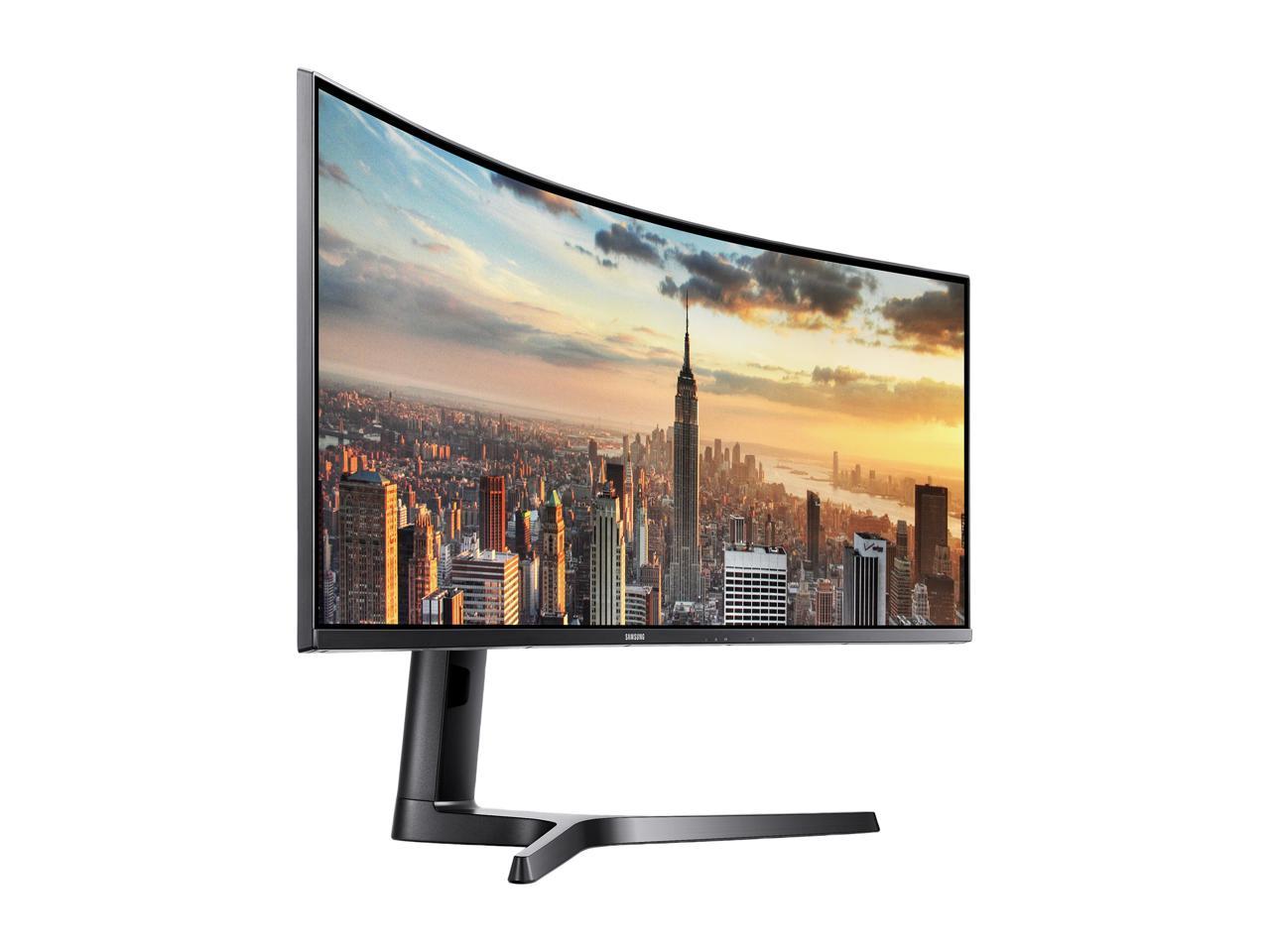 SAMSUNG C43J890 43" 3840 x 1200 Double FHD 5ms (GTG) 120Hz HDMI DisplayPort USB Type-C 32:10 Curved Super Ultra-Wide Monitor