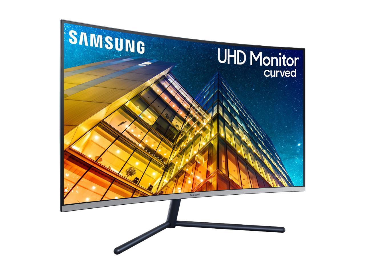 Samsung UR59C Series U32R590C 32" (Actual size 31.5") Ultra HD 3840 x 2160 4K Resolution HDMI DisplayPort Flicker Free LED Backlit Curved LCD Monitor