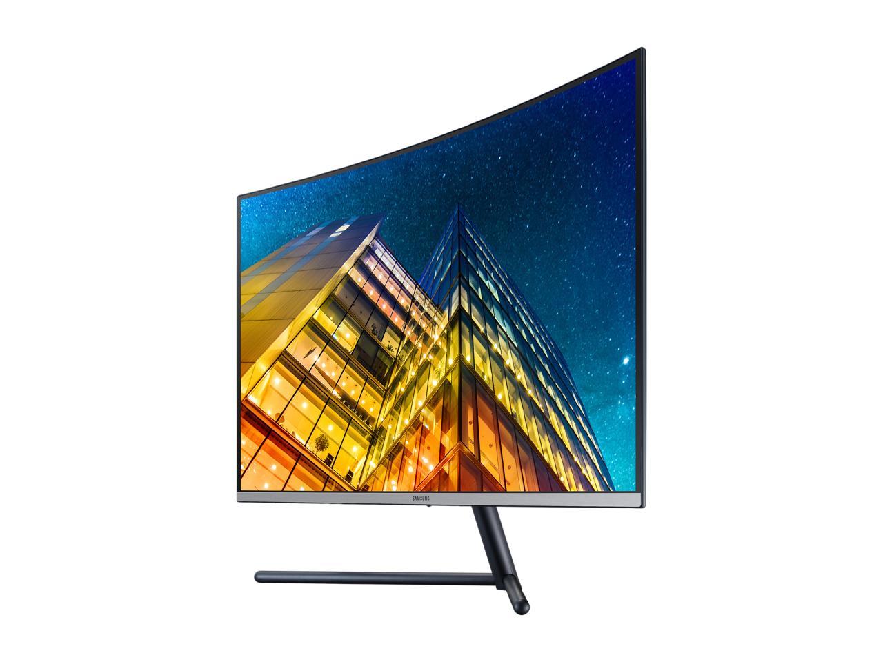 Samsung UR59C Series U32R590C 32" (Actual size 31.5") Ultra HD 3840 x 2160 4K Resolution HDMI DisplayPort Flicker Free LED Backlit Curved LCD Monitor