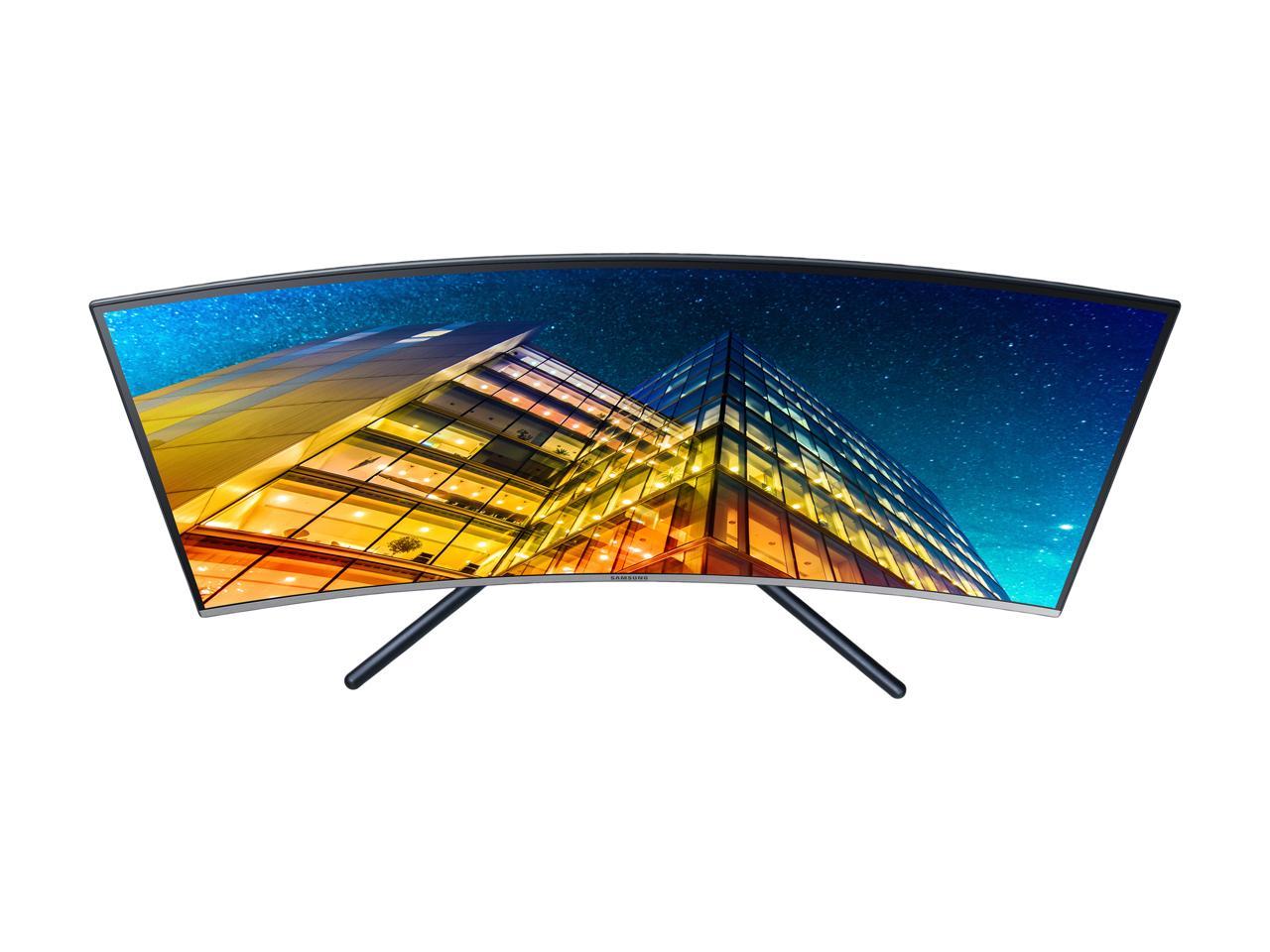 Samsung UR59C Series U32R590C 32" (Actual size 31.5") Ultra HD 3840 x 2160 4K Resolution HDMI DisplayPort Flicker Free LED Backlit Curved LCD Monitor