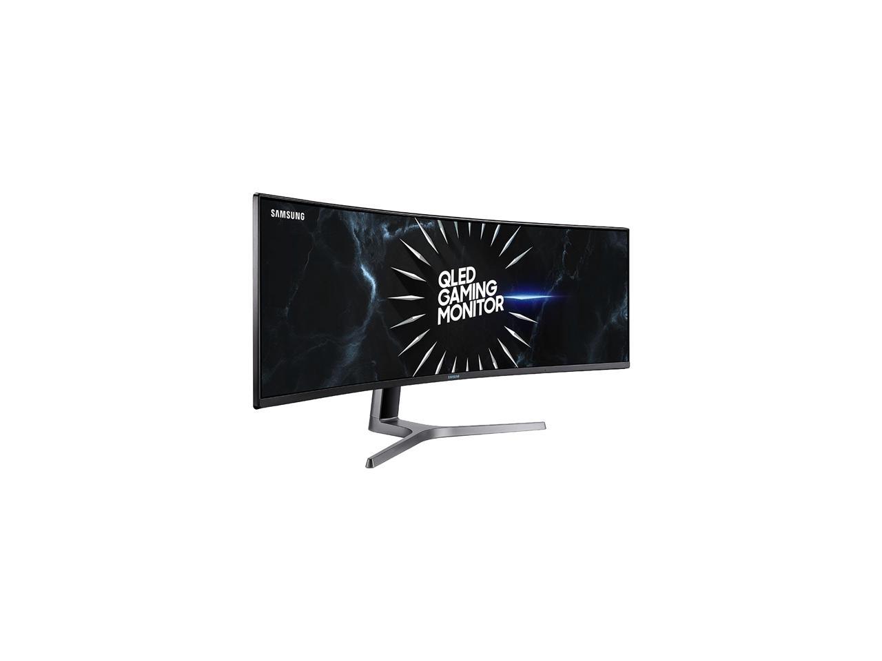 Samsung CRG9 Series LC49RG90SSNXZA 49" Dual Quad HD 5120 x 1440 Resolution 120Hz HDMI, 2x DisplayPort AMD FreeSync 2 Flicker Free HDR1000 QLED Curved Gaming Monitor