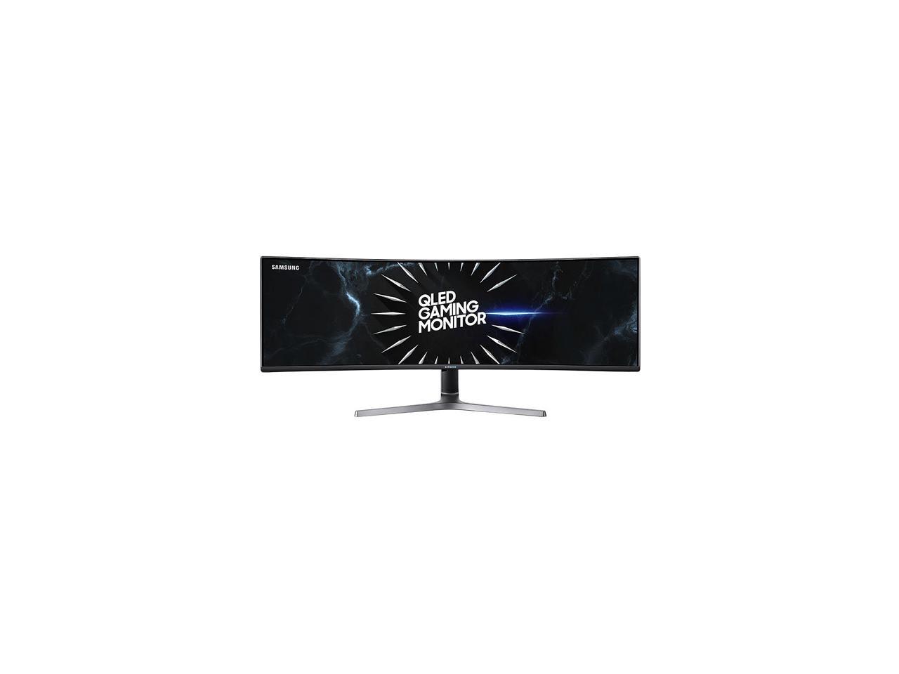 Samsung CRG9 Series LC49RG90SSNXZA 49" Dual Quad HD 5120 x 1440 Resolution 120Hz HDMI, 2x DisplayPort AMD FreeSync 2 Flicker Free HDR1000 QLED Curved Gaming Monitor