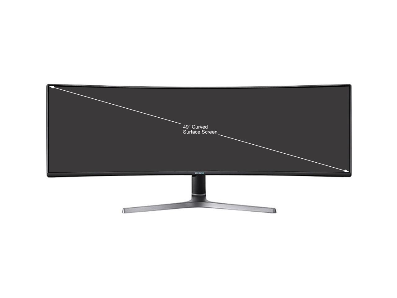 Samsung CRG9 Series LC49RG90SSNXZA 49" Dual Quad HD 5120 x 1440 Resolution 120Hz HDMI, 2x DisplayPort AMD FreeSync 2 Flicker Free HDR1000 QLED Curved Gaming Monitor