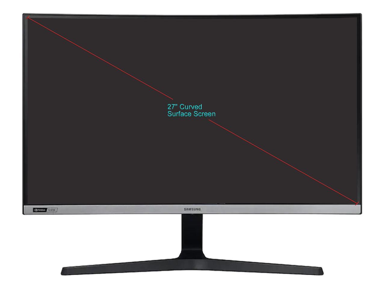 Samsung CRG5 C27RG50 27" 1920 x 1080 240Hz Rapid Curve 4ms 2x HDMI, DisplayPort NVIDIA G-SYNC Compatible Curved Gaming Monitor