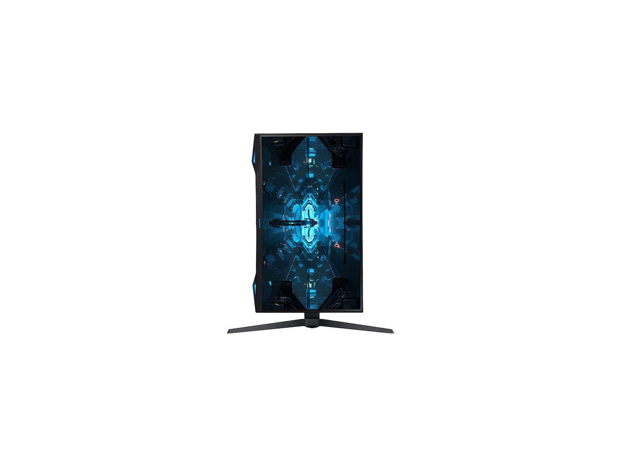 SAMSUNG Odyssey G7 LC27G75TQSNXZA 27" Quad HD 2560 x 1440 2K 240Hz 1ms 2 x DisplayPort, HDMI G-Sync Compatible Flicker-Free Backlit LED Curved Gaming Monitor
