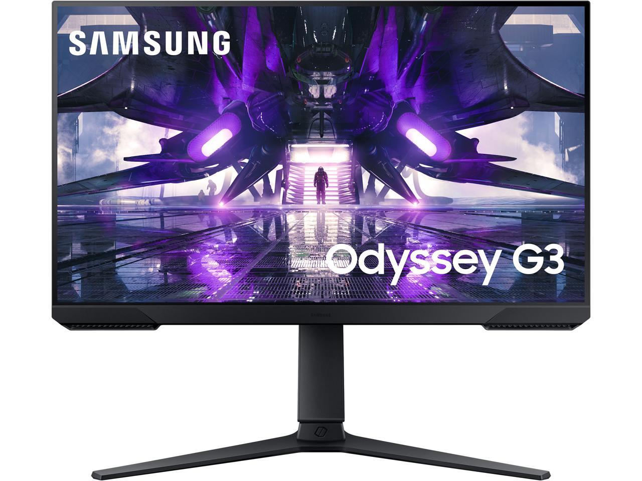 SAMSUNG Odyssey G3 LS24AG302NNXZA 24" Full HD 1920 x 1080 144Hz 1ms HDMI, DisplayPort AMD FreeSync Tilt Swivel Pivot Height Adjust Gaming Monitor