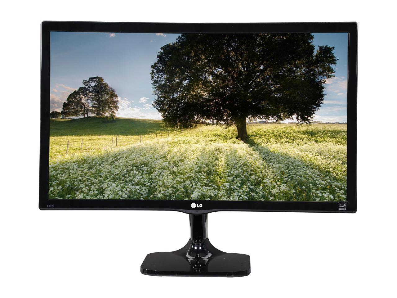 LG 24M47VQ-P Black 24" TN 2ms Flicker Safe Widescreen LED Class Monitor Full HD 1920 x 1080 60 Hz 4-Way Screen Split Reader Mode sRGB 72% HDMI D-Sub