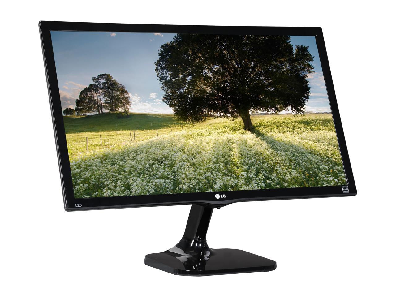 LG 24M47VQ-P Black 24" TN 2ms Flicker Safe Widescreen LED Class Monitor Full HD 1920 x 1080 60 Hz 4-Way Screen Split Reader Mode sRGB 72% HDMI D-Sub