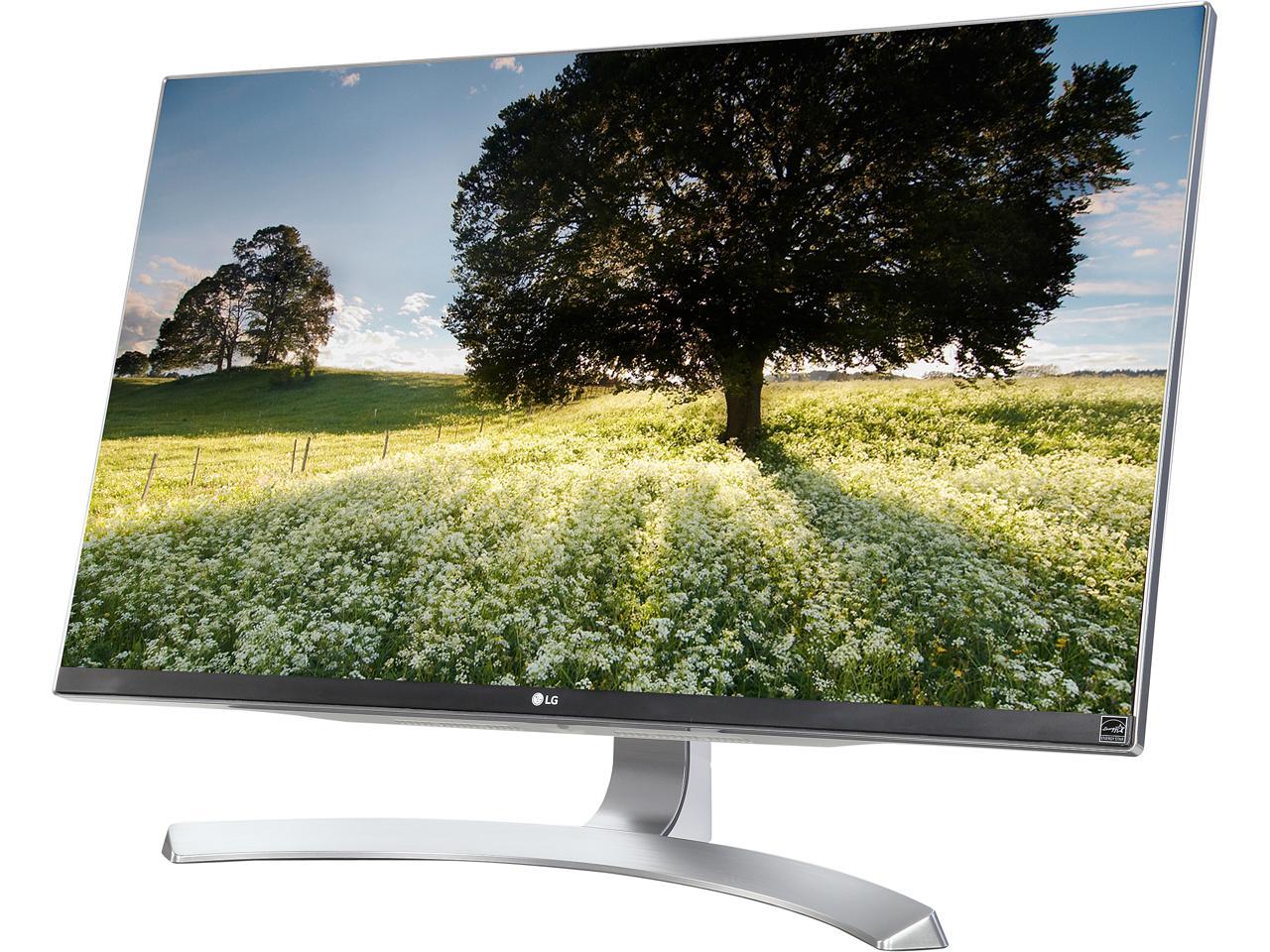 LG 27UD88-W 27" FreeSync IPS LED Monitor 4K UHD 3840 x 2160 16:9 Widescreen 5ms (GTG) On-Screen Control with Screen Split, Game Mode & Black Stabilizer USB 3.0 Quick Charge HDMI
