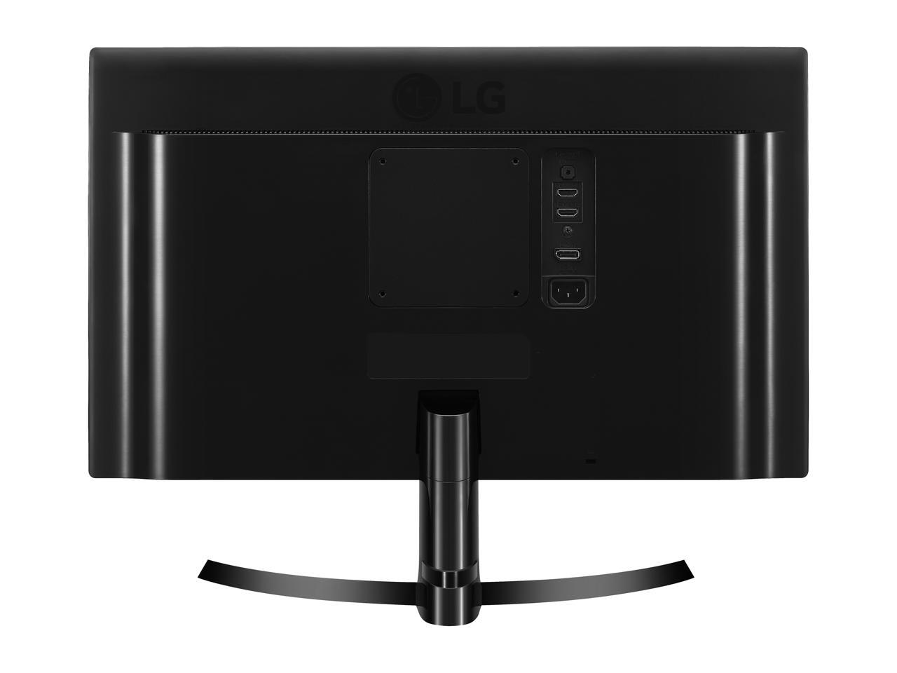 LG 24UD58-B 24" (Actual size 23.8") Ultra HD 3840 x 2160 4K 60Hz 2xHDMI DisplayPort AMD FreeSync Flicker Safe Anti-Glare LED Backlit IPS Gaming Monitor