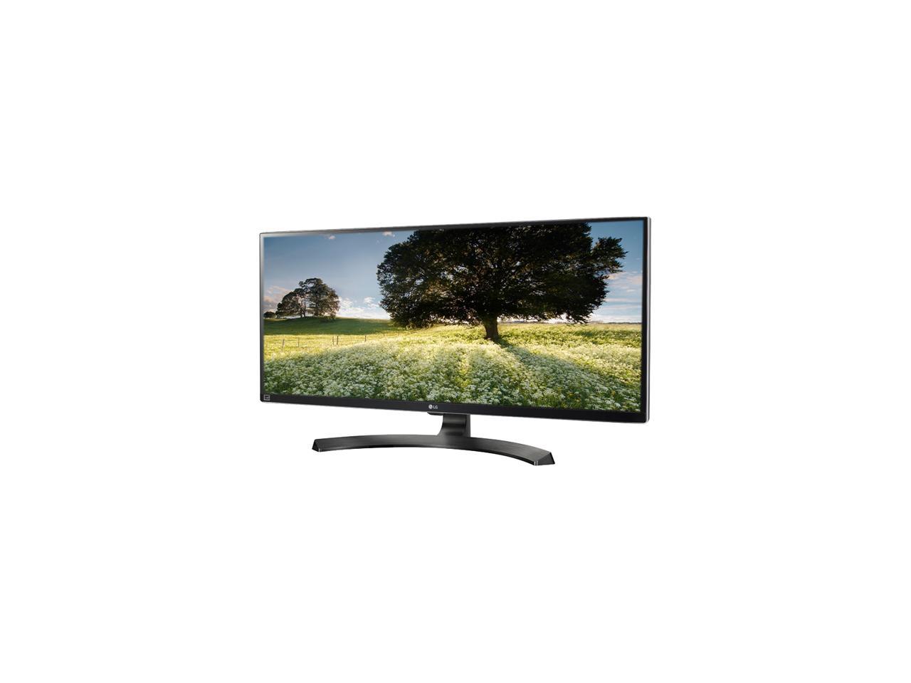 LG 34UB88-P Black 34" 21:9 Ultrawide 3440 x 1440 2K QHD FreeSync LED Backlight IPS Monitor 2 x Thunderbolt, 2 x HDMI 2.0, DisplayPort 1.2, USB 3.0