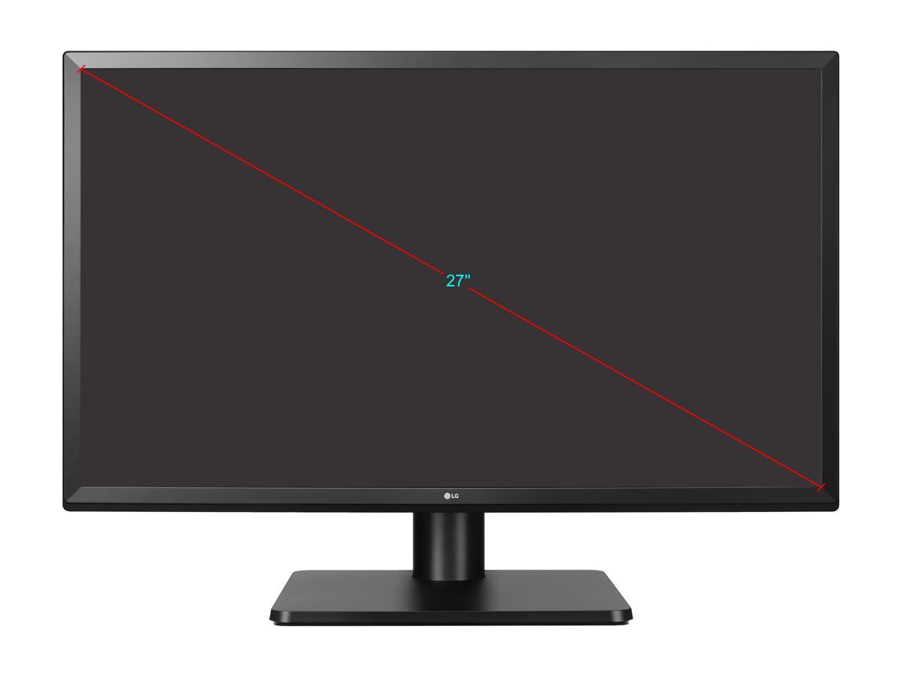 LG 27MU58P-B 27" 4K UHD 3840 x 2160 (4K) 5ms 60 Hz 2 x HDMI, DisplayPort FreeSync Built-in Speakers Gaming Monitor