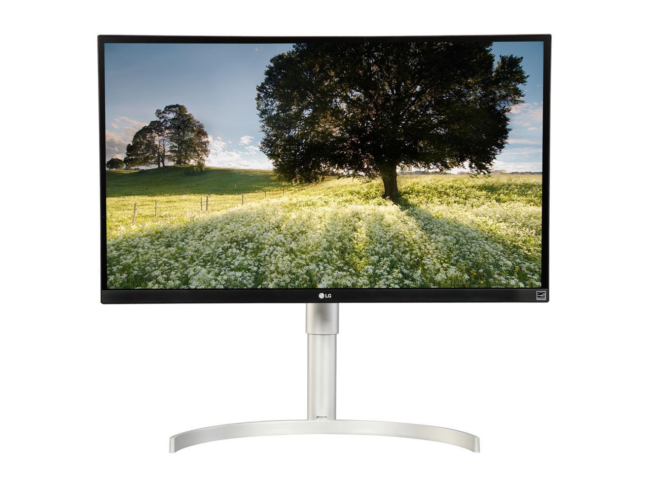 LG 27BL85U-W 27" 4K Ultra HD 3840 x 2160 HDMI DisplayPort USB Type-C FreeSync Tilt, Pivot, Height Adjustable IPS Monitor
