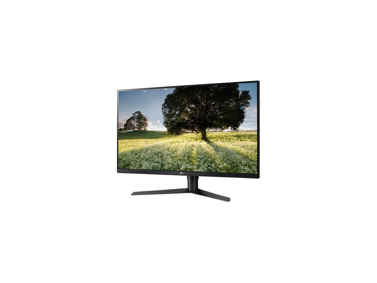 LG 32GK65B-B 32" Quad HD 2560 x 1440 2K Resolution 144Hz 2 x HDMI, DisplayPort Radeon FreeSync & NVIDIA G-SYNC Compatible Borderless Design HDCP Widescreen LED Backlit Gaming Monitor