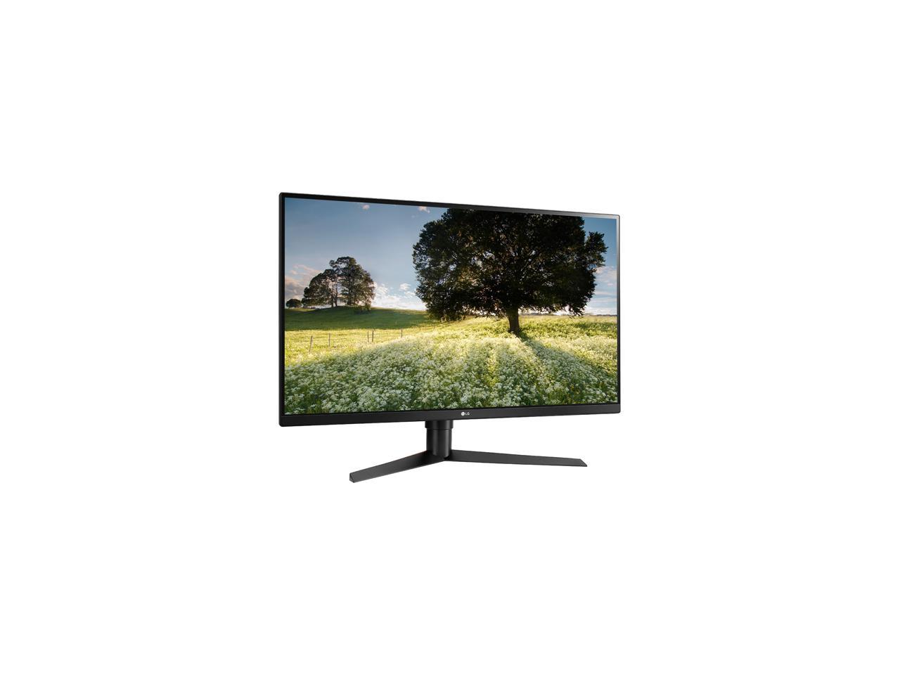 LG 32GK65B-B 32" Quad HD 2560 x 1440 2K Resolution 144Hz 2 x HDMI, DisplayPort Radeon FreeSync & NVIDIA G-SYNC Compatible Borderless Design HDCP Widescreen LED Backlit Gaming Monitor