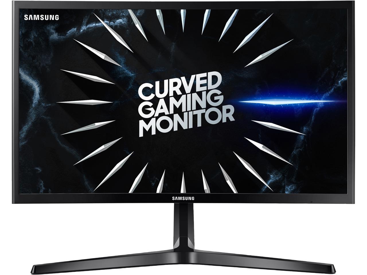 SAMSUNG CRG5 Series LC24RG50FZNXZA 24" Full HD 1920 x 1080 144 Hz HDMI, DisplayPort FreeSync (AMD Adaptive Sync) Curved Gaming Monitor